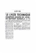 ECOLE DE LA DCAN SAISON 1960 61 N0014
